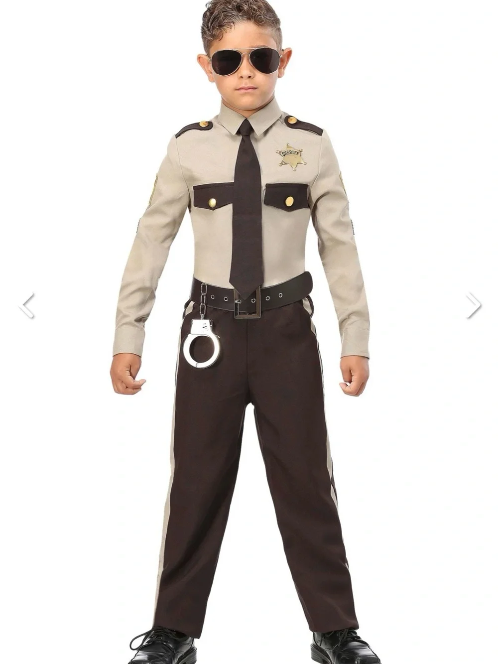 Halloween Costumes Boys Sheriff Costume Size Small 6YRS Complete 5-Piece Uniform